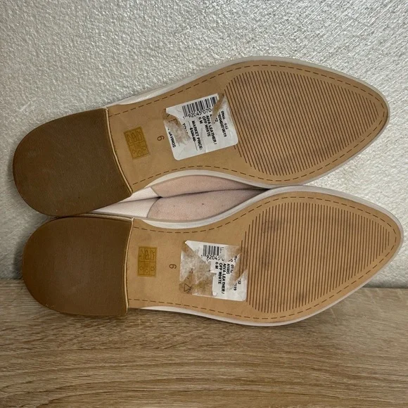 Kelsi Dagger Brooklyn Aiva Women's 10 Beby Pink Leather Off White Pointed Mules - Picture 6 of 8